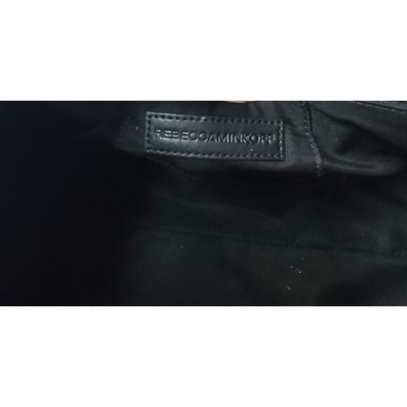 Rebecca Minkoff- Madison Satchel- Black with Studded sides-Black strap - Picture 9 of 13